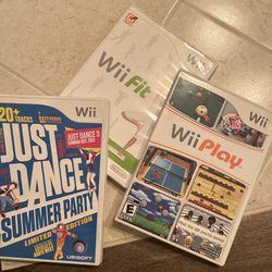 3 Wii Games