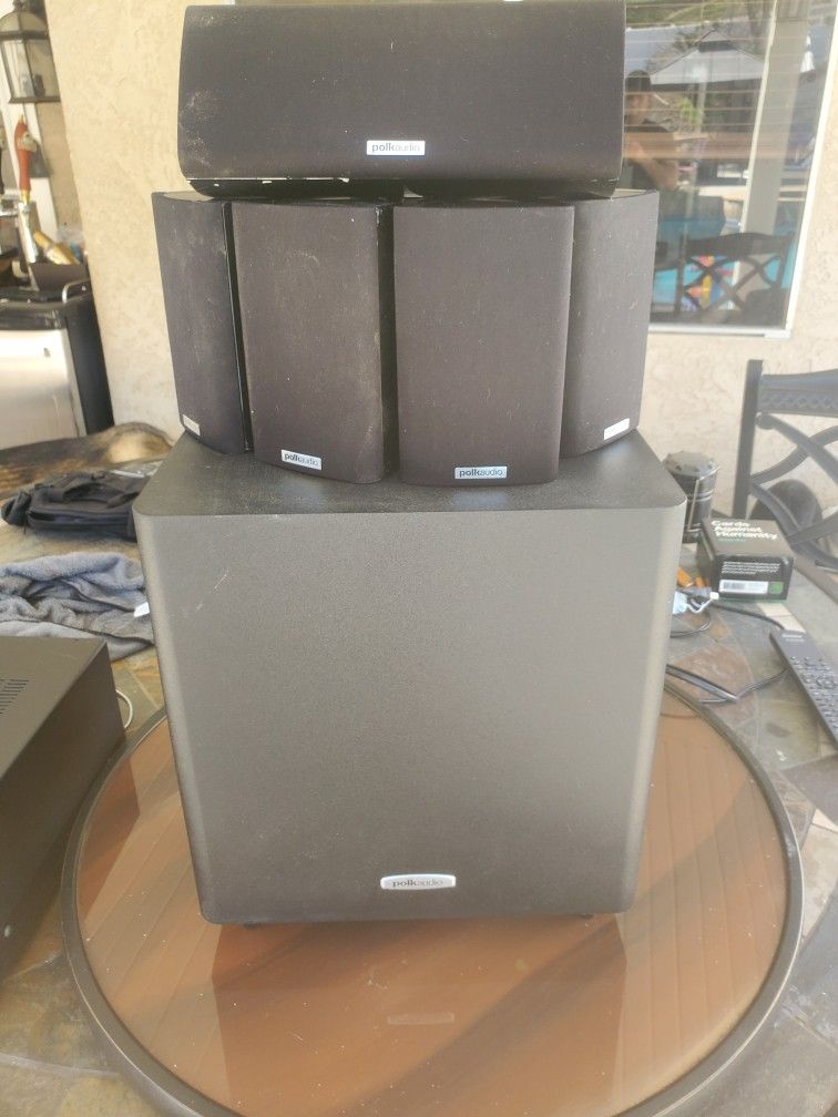 Polk Audio Surround sound with Sony receiver
