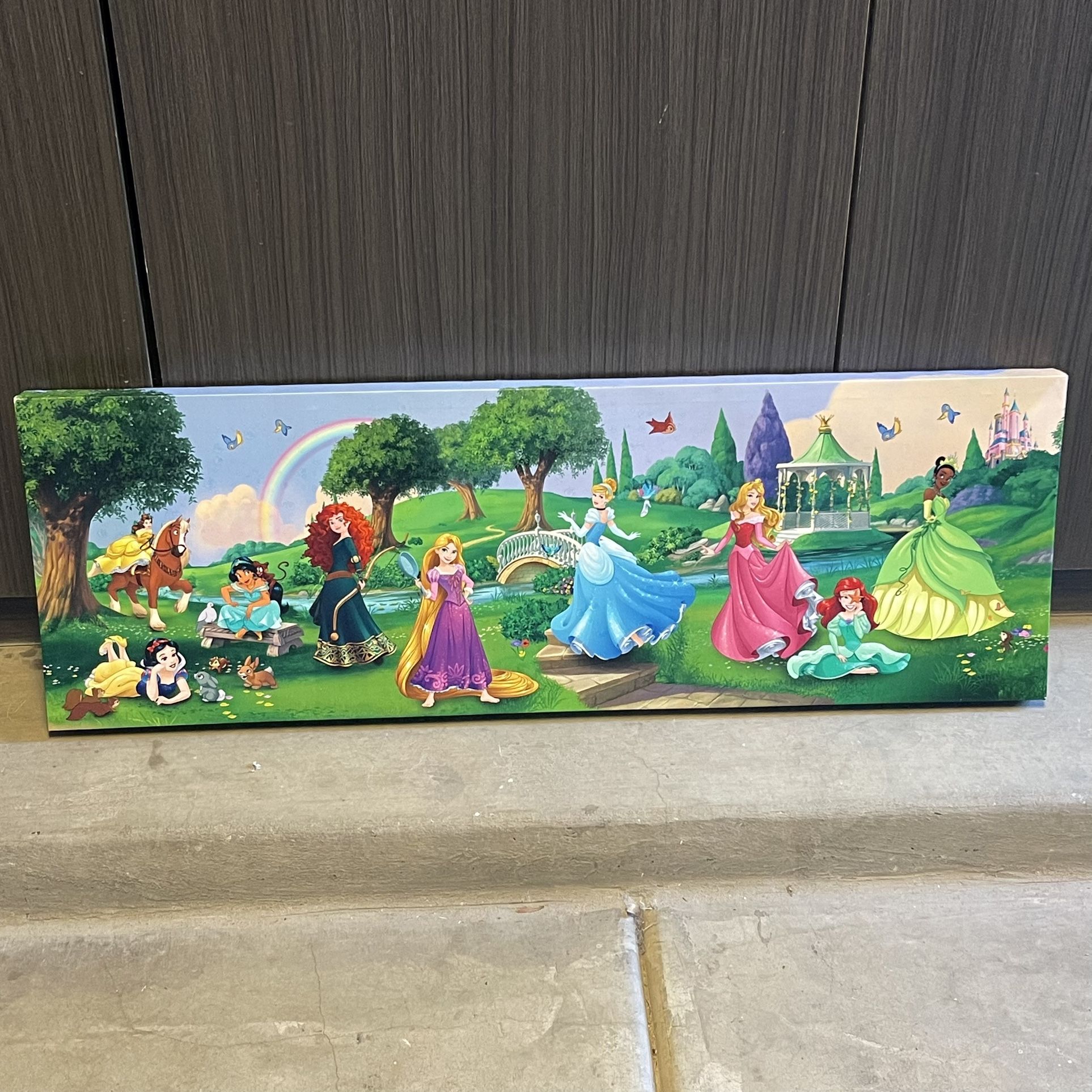 12 x 36 Disney Princesses Canvas Wall Art