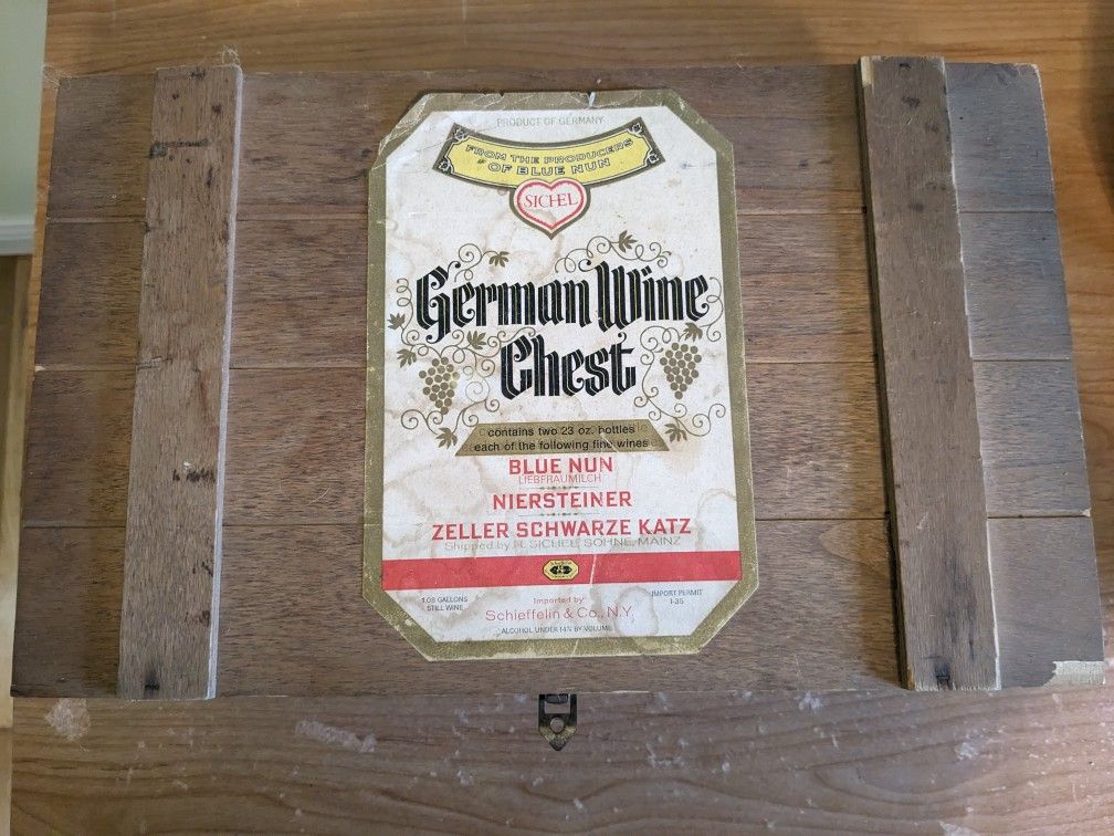 German Wine Chest