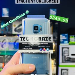 Samsung Galaxy S9 64gb Blue (Factory Unlocked) **MINT CONDITION**