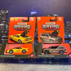 Matchbox moving parts