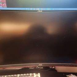 Aoc Cq27g2 Curved Monitor. 2k Monitor, 144hz Refresh And 1ms Response Time