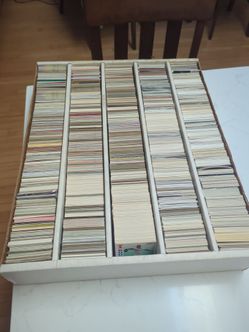 Large Lot of Trading Cards in Storage Box
