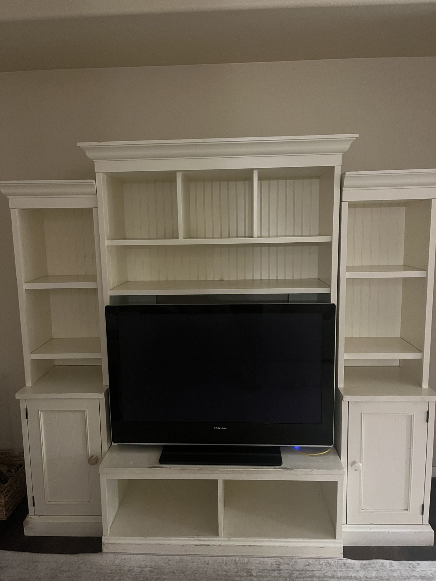 FREE White Entertainment Center