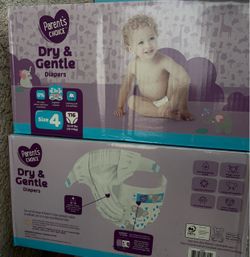 2 Diapers Boxes Never opened Size 4