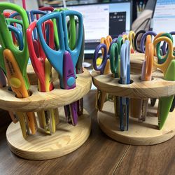 24pc Craft Scissors with Holders
