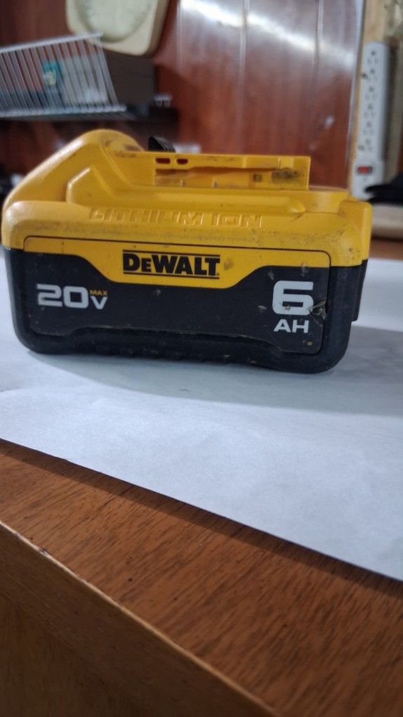 Dewalt 20v Max 6ah Battery