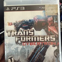 Transformers War for Cybertron PS3 Complete