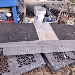 Diamond Plate Pickup Truck Toolbox.