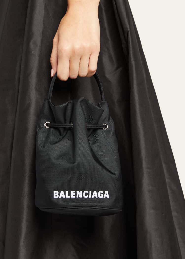 Balenciaga Wheel XS Logo Drawstring Bucket Bag for Sale in Philadelphia, PA  - OfferUp