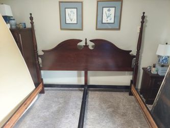 Solid wood frame for King bed