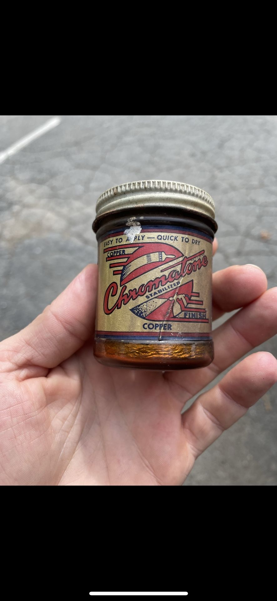 Antique Vintage Chromatone Copper Finish