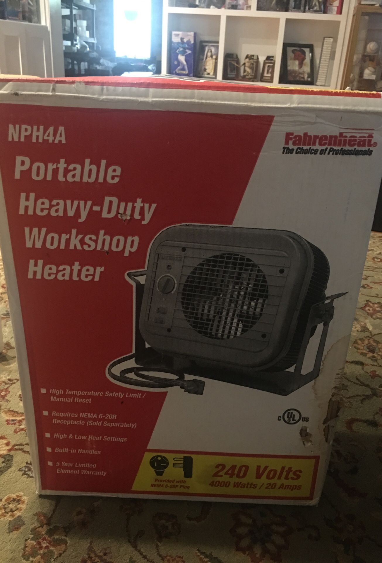 NPH4A Fahrenheat portable heavy duty heater