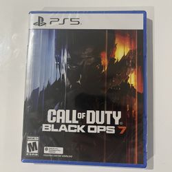 New Call Of Duty Black OPS 7 For PS5