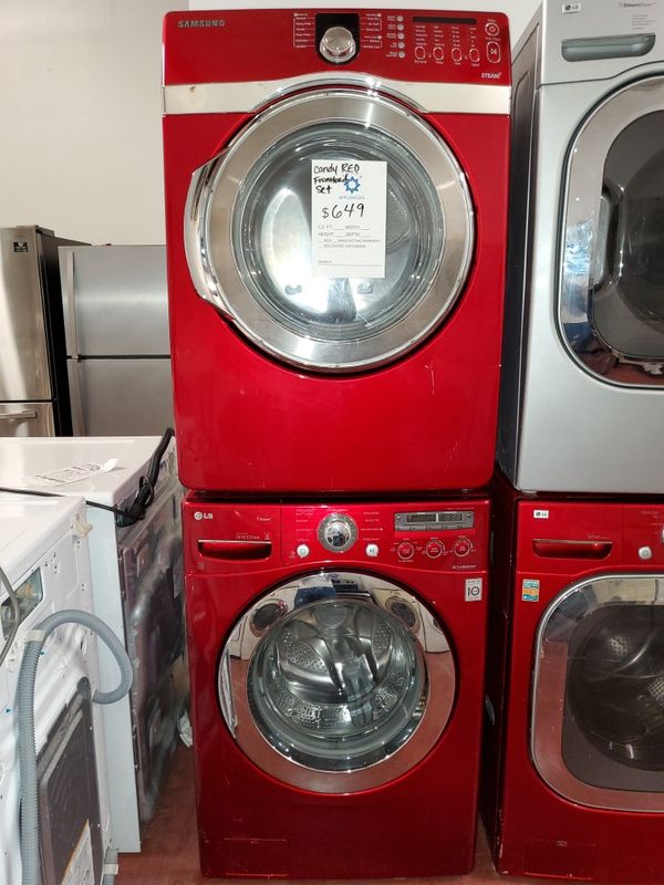 Red Frontload Washer/Dryer Set for Sale in WinstonSalem, NC OfferUp