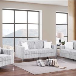 Sofa And Loveseat Set (NEW IN BOX )