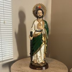 Nuevo San Judas Tadeo Hecho De Resina 
