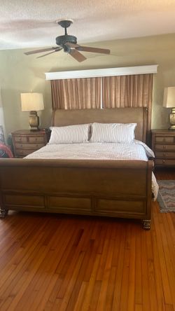 King size Sleigh Bed Set