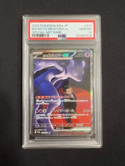 PSA 10 Rocket's Mewtwo ex SAR 237/193 M2a MEGA Dream ex Japanese Pokemon TCG Card