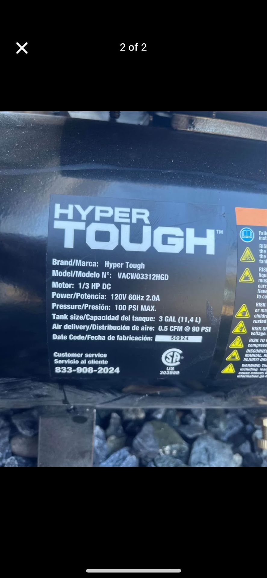 Brand New Air Compressor(used ONCE) 