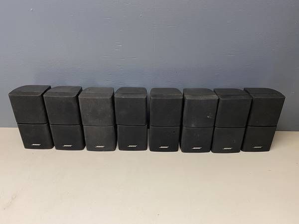 pair several BOSE Double Cube SPEAKERS Acoustimass Lifestyle Surround