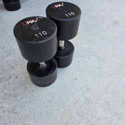 Dumbbells (Pair Of 110 Pounds)