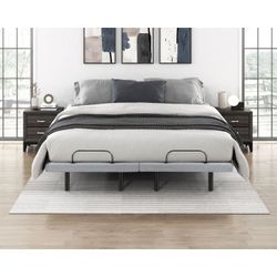 Brand New Split Eastern King Power Heads and Foot Adjustable Bed Frames with Massage, Zero Gravity, Charging Ports and Nightlight