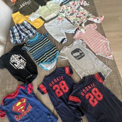 Lot of Boys 6 months (some 6/9 month) clothes - multiple brands; all great condition and adorable (21 pieces total)