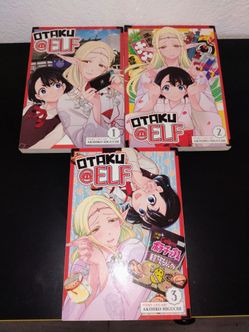 Otaku Elf Manga Volumes 1-3 by Akihiko Higuchi