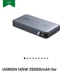 2 BRAND NEW UGREEN 145W 25000mAh $80 EACH