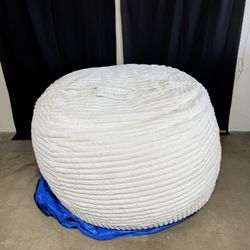 Lovesac The BigOne Premium Bean Bag Chair (Dove Channeled Phur)