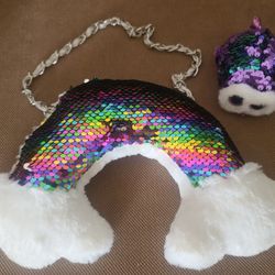 Kids Rainbow Purse & Owl