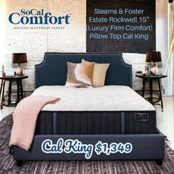 Stearns & Foster Estate Rockwell Cal King Mattress Sale