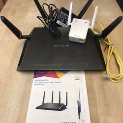 Netgear Nighthawk X4 Router + WiFi Range Extender