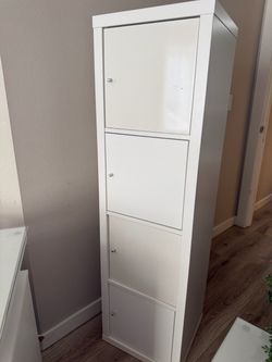 White 4-Door Storage Cabinet/dresser