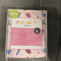 Girls Twin Bed Sheet Set 
