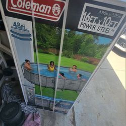 Brand New 16x10x48 swimming pool includes Filter pump and ladder.