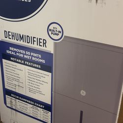 NEW- GE 50 Pint Dehumidifier