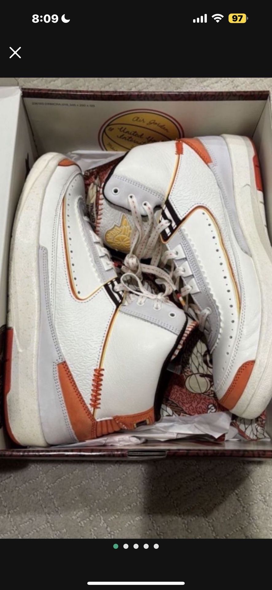 Jordan Retro 2 Size 11.5 og All