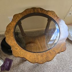 Glass Top Coffee Table