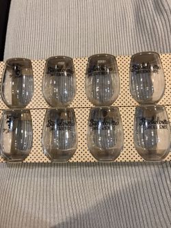 Bachelorette Stemless Wine Glasses.