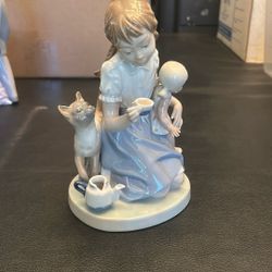 Little Girl With Braids LLADRO