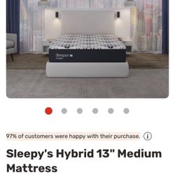 New Queen Mattress With Base