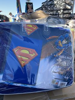 SuperMan Shield Área Rug 4”x6”