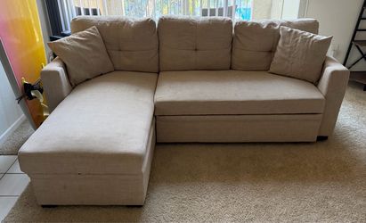 Upholstered Sectional Sleeper Sofa