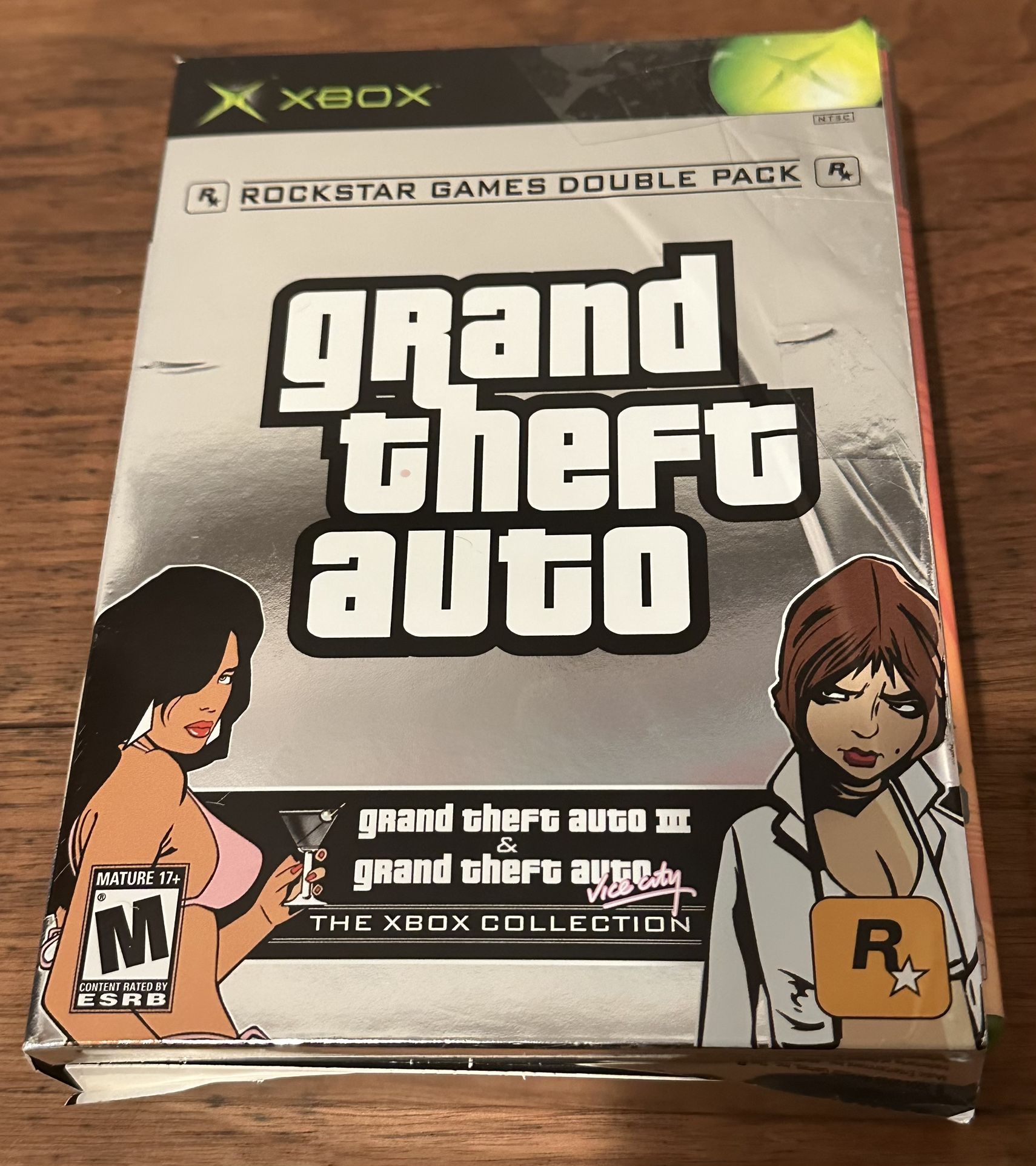 Xbox Rockstar Games Double Pack Grand Theft Auto III & Vice City Video Games