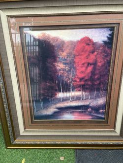 Large picture in nice frame