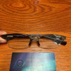 Saki natural horn glasses