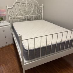 Twin Bed With Boxspring And Mattress 90